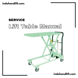 service material handling lift table elektrik dan manual
